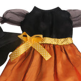Maxbell Fashion Doll Clothes 18" American Doll Dress Hat Halloween Decoration Yellow