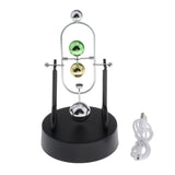 Maxbell Maxbell Revolving Electronic Perpetual Motion Desk Toy Home Tabletop Decoration A003