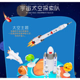 Maxbell Maxbell 1pc Space Exploration Toy Set Aerospace Planet Model Kids Plastic Toys