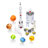 Maxbell Maxbell 1pc Space Exploration Toy Set Aerospace Planet Model Kids Plastic Toys