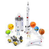 Maxbell Maxbell 1pc Space Exploration Toy Set Aerospace Planet Model Kids Plastic Toys