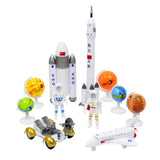 Maxbell Maxbell 1pc Space Exploration Toy Set Aerospace Planet Model Kids Plastic Toys