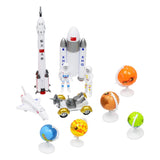 Maxbell Maxbell 1pc Space Exploration Toy Set Aerospace Planet Model Kids Plastic Toys