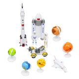 Maxbell Maxbell 1pc Space Exploration Toy Set Aerospace Planet Model Kids Plastic Toys