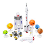 Maxbell Maxbell 1pc Space Exploration Toy Set Aerospace Planet Model Kids Plastic Toys