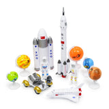 Maxbell Maxbell 1pc Space Exploration Toy Set Aerospace Planet Model Kids Plastic Toys