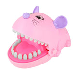 Maxbell Maxbell Funny Big Mouse Mouth Dentist Bite Finger Toy Family Game for Kids Xmas Pink