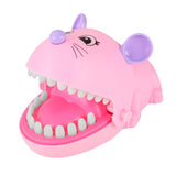 Maxbell Maxbell Funny Big Mouse Mouth Dentist Bite Finger Toy Family Game for Kids Xmas Pink