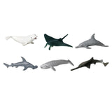 Maxbell Maxbell 6 Pieces Realistic Sea Life Animal Model Figurine Kids Educational Toy