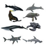 Maxbell Maxbell 12 Pieces Realistic Sea Life Animal Model Figurine Kids Educational Toys