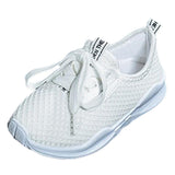 Maxbell Maxbell Kids Running Sneakers Summer Sport Shoes Lightweight Breathable white 33