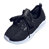 Maxbell Maxbell Kids Running Sneakers Summer Sport Shoes Lightweight Breathable black 33