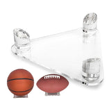 20xAcrylic Clear Ball Display Stand Rugby Basketball Football Soccer Holder