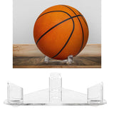 20xAcrylic Clear Ball Display Stand Rugby Basketball Football Soccer Holder