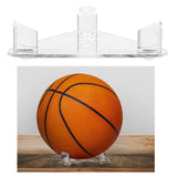 20xAcrylic Clear Ball Display Stand Rugby Basketball Football Soccer Holder