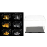 Maxbell 2xAcrylic Display Case Dustproof Protection Boxes Container 27x13x22cm