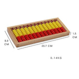 Maxbell Maxbell Abacus Math Toy for Kids Children Counting Abacus Wooden Yellow Red