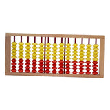 Maxbell Maxbell Abacus Math Toy for Kids Children Counting Abacus Wooden Yellow Red