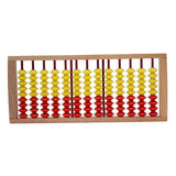 Maxbell Maxbell Abacus Math Toy for Kids Children Counting Abacus Wooden Yellow Red