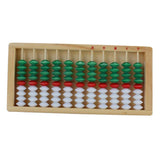 Maxbell Maxbell Abacus Math Toy for Kids Children Counting Abacus Wooden Green Red White