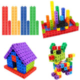 Maxbell Maxbell Children's Centimeter Cubes Math Linking Toys Teaching Aids PP 4 colors