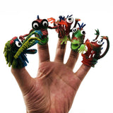 13x5Pcs Baby Kids Finger Animal Educational Story Toys Puppets Monsters