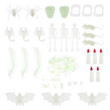 Maxbell Maxbell Plastic Mini Insect Bugs Bulk Model Figure Kids Toy Glow in Dark 120pcs