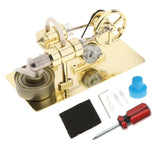 2x Mini Hot Air Stirling Engine Motor Model Educational Steam Heat Education