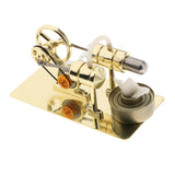 2x Mini Hot Air Stirling Engine Motor Model Educational Steam Heat Education