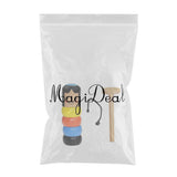 Maxbell 5xUnbreakable Immortal Wooden Man Magic toy Stubborn tumbler Stage Trick Props