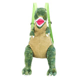 Maxbell 2xCute Backpack for Child Toddler Dinosaur Plush Doll Bags Gift Green