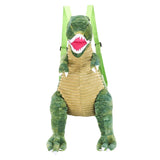 Maxbell 2xCute Backpack for Child Toddler Dinosaur Plush Doll Bags Gift Green