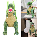 Maxbell 3xCute Backpack for Child Toddler Dinosaur Plush Doll Bags Gift Green