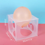 11 Holes Plastic Collapsible Balloon Sizer Box for Birthday Wedding Party