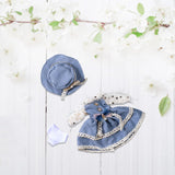 Maxbell 2x 12in Girl Doll Dress Clothes Set BJD Girl Doll Party Dress up Accessories