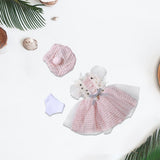 Maxbell 2x 12in Girl Doll Dress Clothes Set BJD Girl Doll Party Dress up Accessories