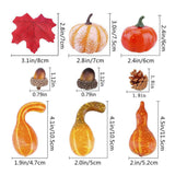 Artificial Harvest Pumpkins Acorn Autumn Thanksgiving Seasonal Decor 86pcs