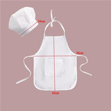 17xCotton Baby Newborn Photography Prop Pretend Chef Apron Set Boy Large