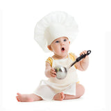 17xCotton Baby Newborn Photography Prop Pretend Chef Apron Set Boy Large