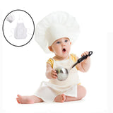 17xCotton Baby Newborn Photography Prop Pretend Chef Apron Set Boy Large
