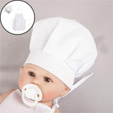17xCotton Baby Newborn Photography Prop Pretend Chef Apron Set Boy Large