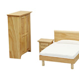 Maxbell Doll House Wood Bedroom Furniture 1:12 Dollhouse