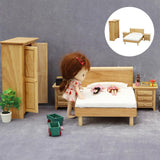 Maxbell Doll House Wood Bedroom Furniture 1:12 Dollhouse