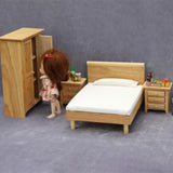 Maxbell Doll House Wood Bedroom Furniture 1:12 Dollhouse