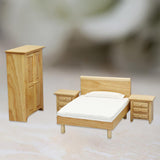 Maxbell Doll House Wood Bedroom Furniture 1:12 Dollhouse