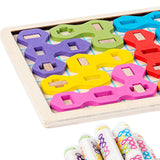 Maxbell Wooden Geometric Shape Jigsaw Puzzle Kids Toys Children Educational Learning