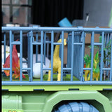 4 Set Dinosaurs Transport Car Cars Toys Playset for Boys Girls Collectibles
