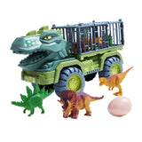 4 Set Dinosaurs Transport Car Cars Toys Playset for Boys Girls Collectibles