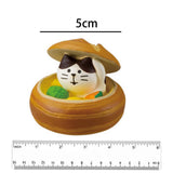 Maxbell 2x Cute Mini Ornaments Resin Ornament Birthday Cake Toppers for Desktop