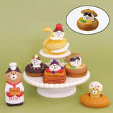 Maxbell 2x Cute Mini Ornaments Resin Ornament Birthday Cake Toppers for Desktop